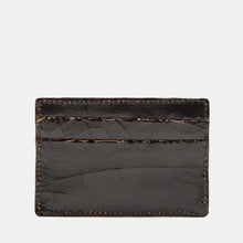 Luxury leather sustainable silk card sleeve