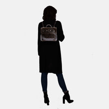 Luxury leather sustainable silk handbag crossbody backpack