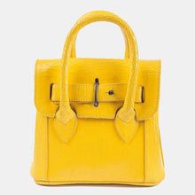 Luxury leather sustainable silk small handbag shoulder bag