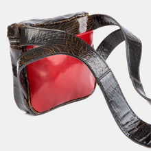 Luxury leather sustainable silk fanny pack belt bag crossbody