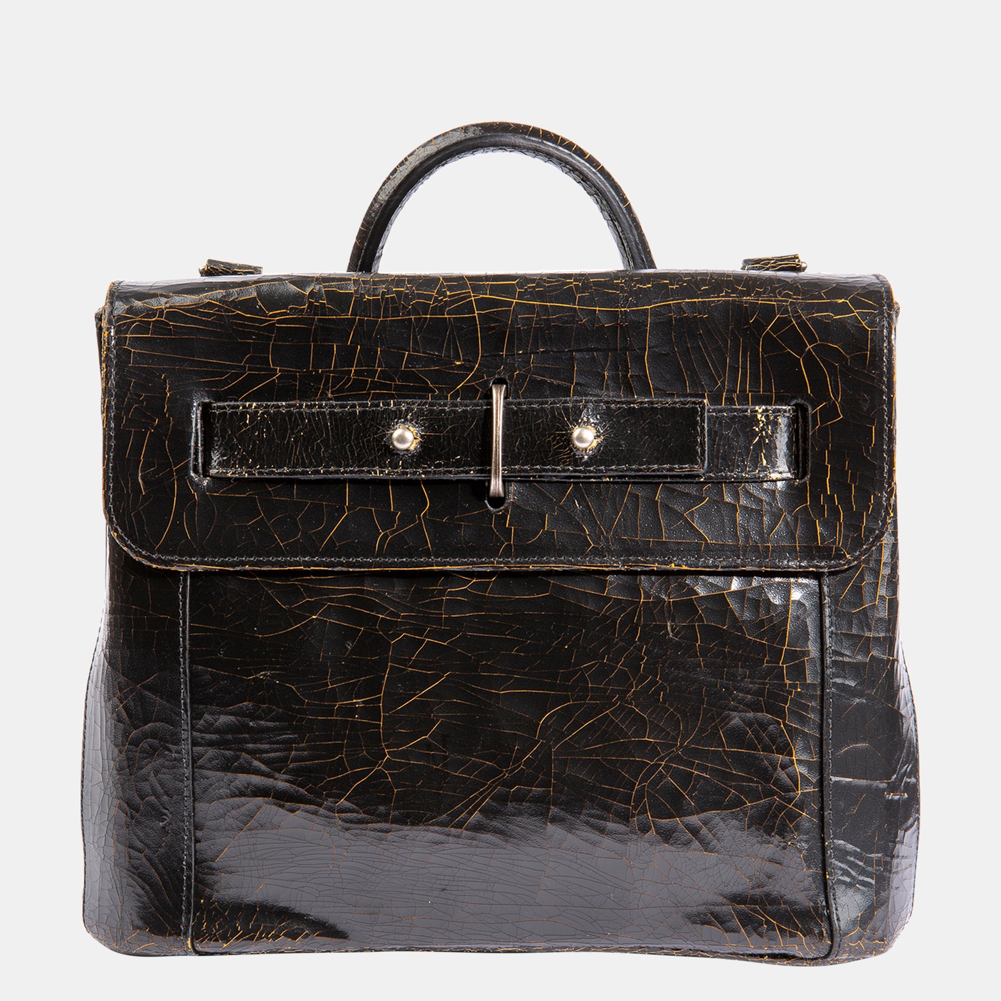 Luxury leather sustainable silk handbag crossbody backpack