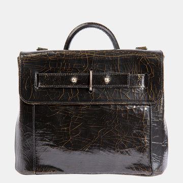 Luxury leather sustainable silk handbag crossbody backpack
