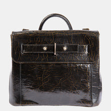 Luxury leather sustainable silk handbag crossbody backpack