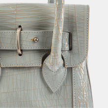 Luxury leather sustainable silk small handbag shoulder bag