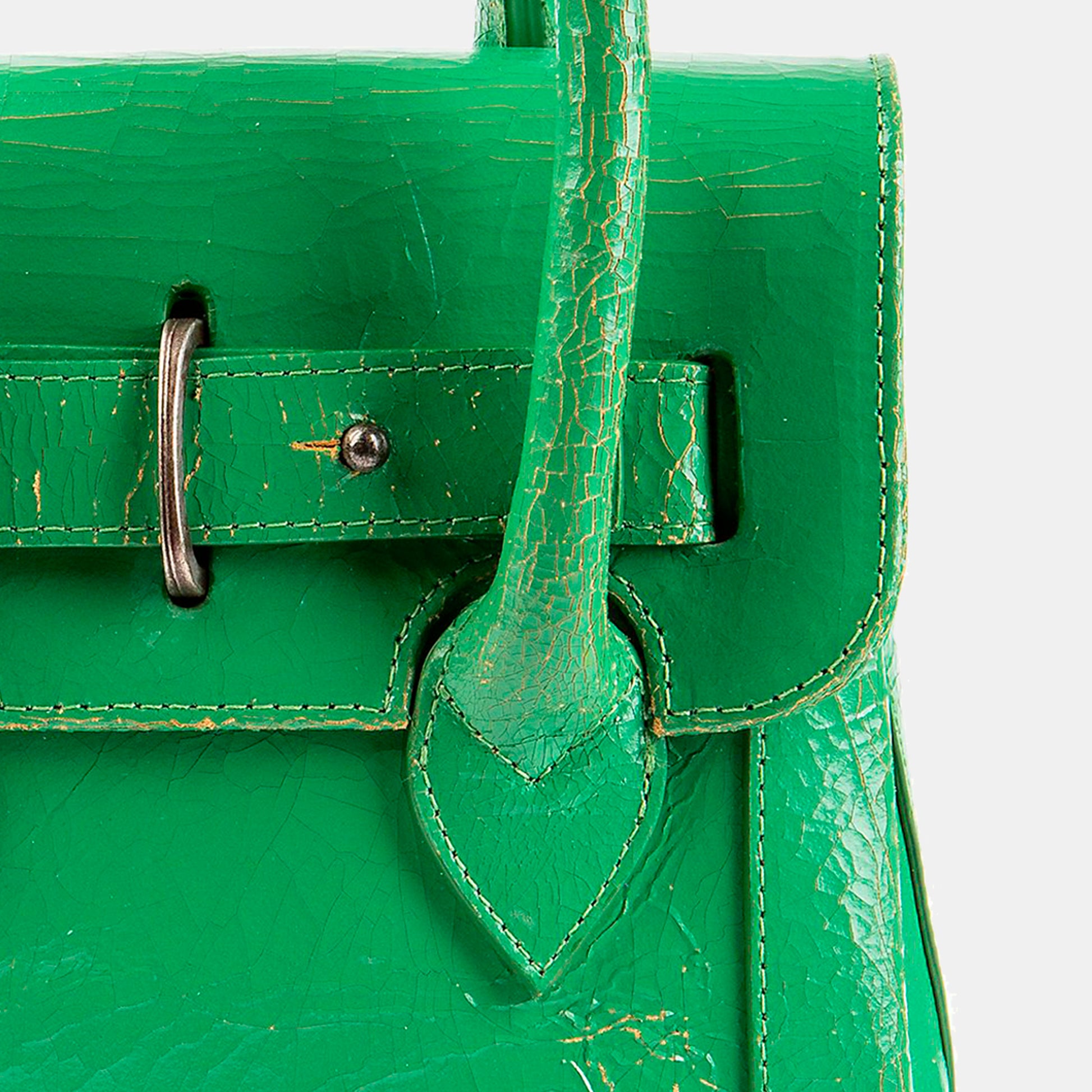 Luxury leather sustainable silk small handbag shoulder bag
