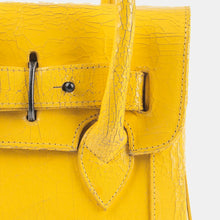 Luxury leather sustainable silk small handbag shoulder bag