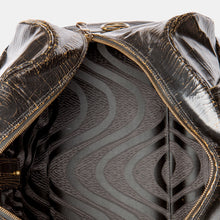 Luxury leather sustainable silk carry-on carryall luggage