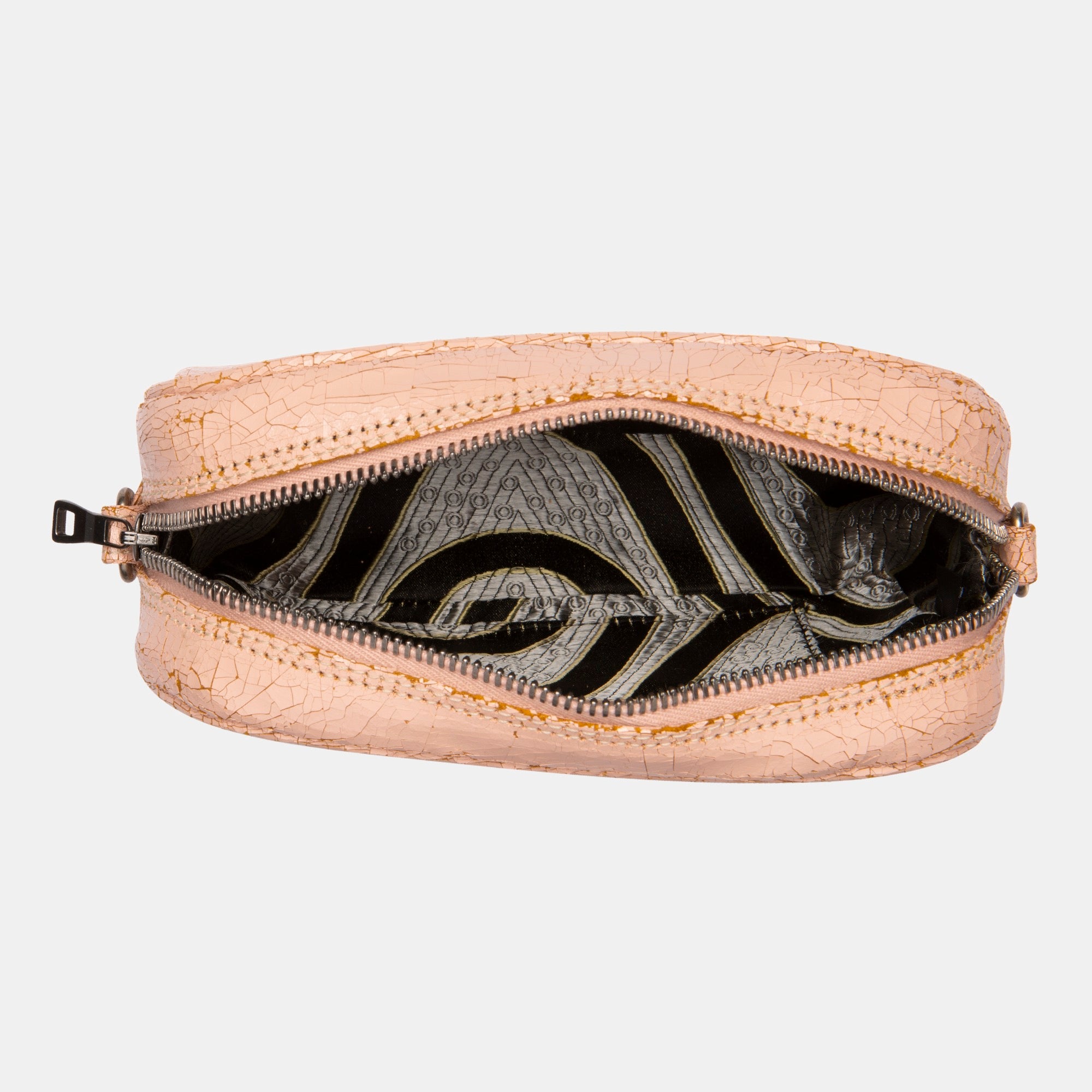 Luxury leather sustainable silk hip bag handbag fanny pack