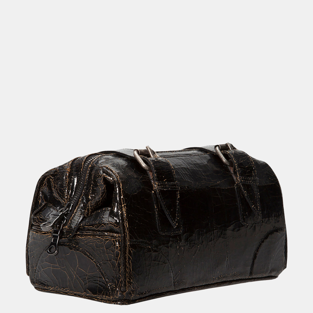 Luxury leather sustainable silk dopp kit toiletries cosmetic case