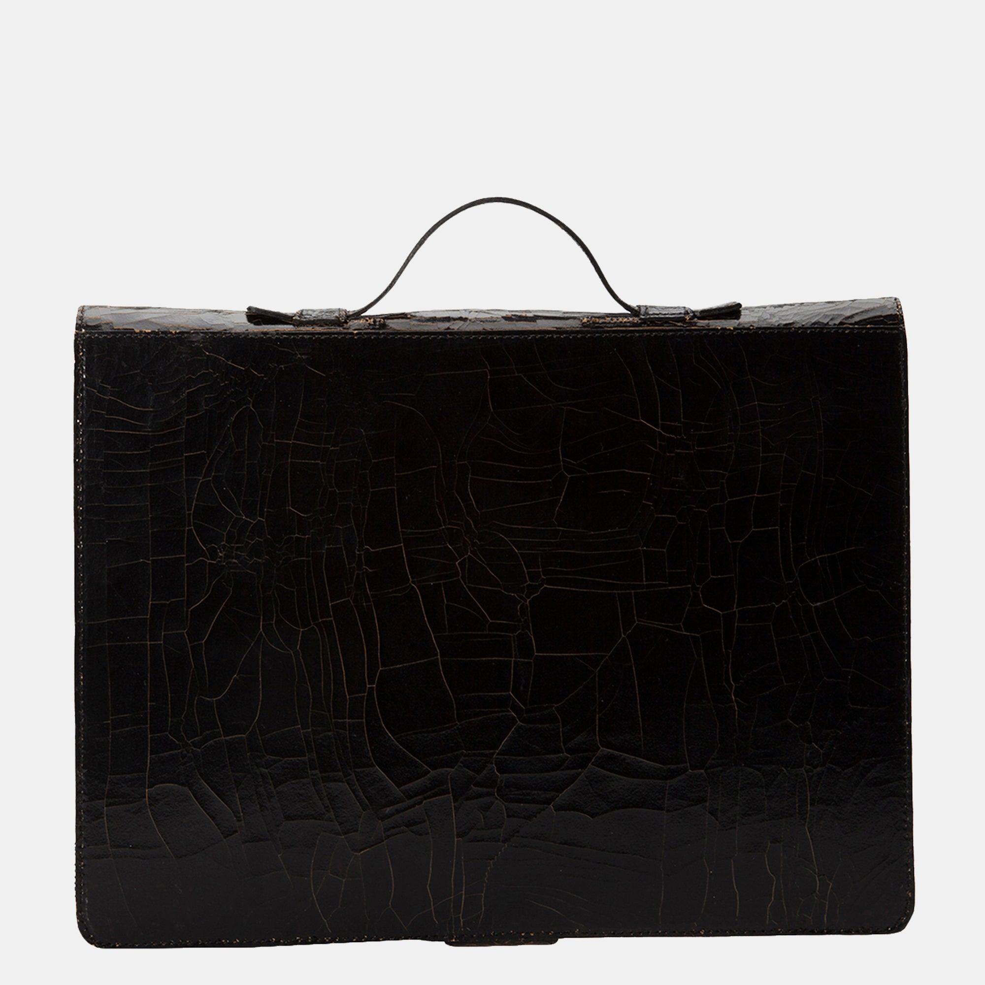 Luxury leather sustainable silk laptop case briefcase carry-on carryall
