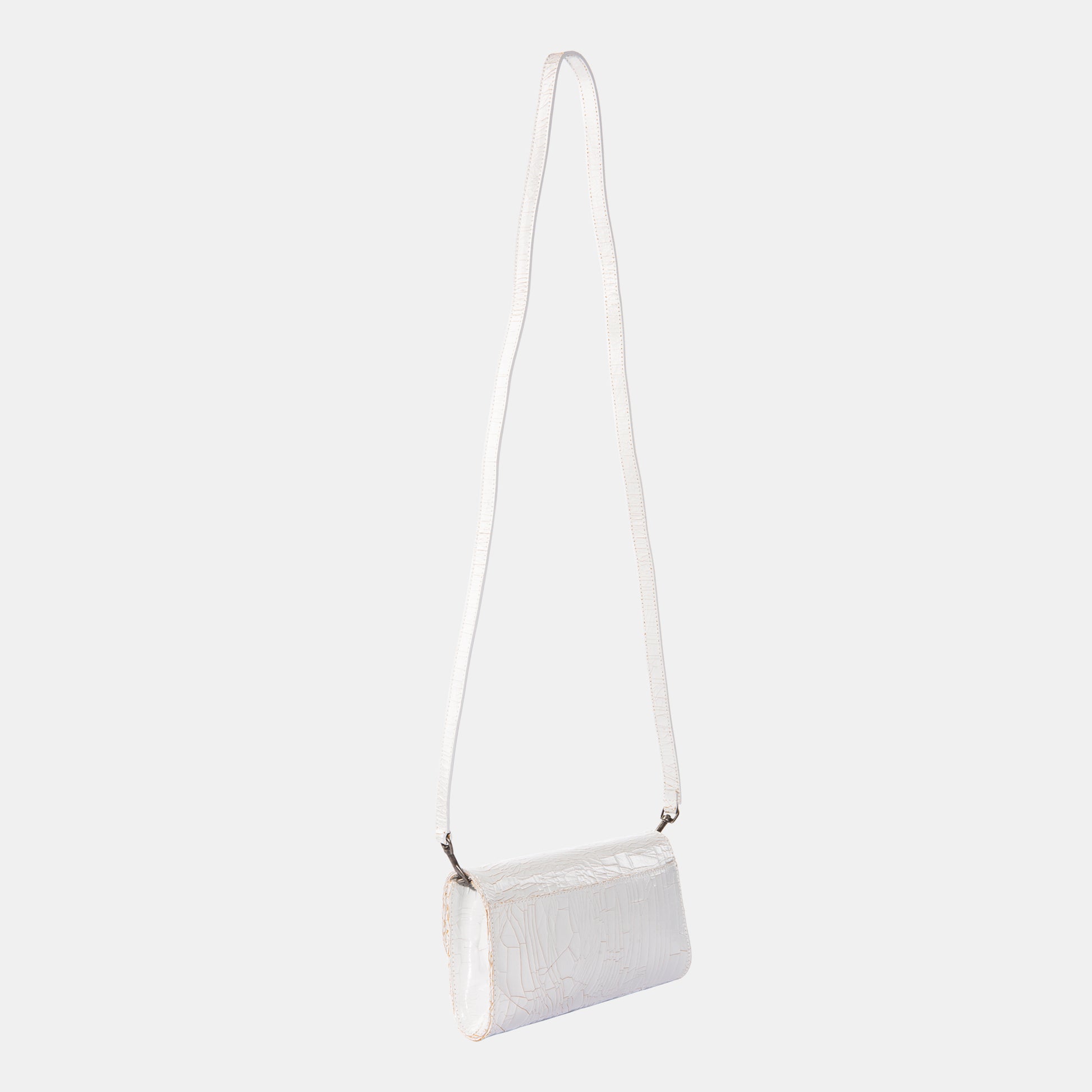 Luxury leather sustainable silk crossbody fanny pack hip bag clutch handbag