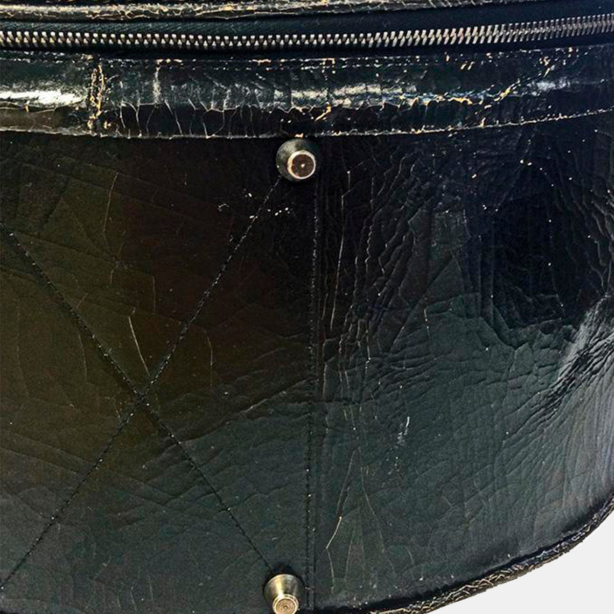 Luxury leather sustainable silk hat box drum case carry on carryall luggage