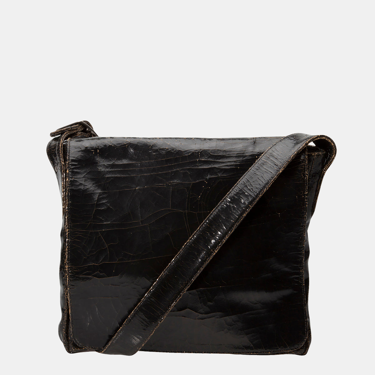 Luxury leather sustainable silk crossbody hip bag handbag messenger