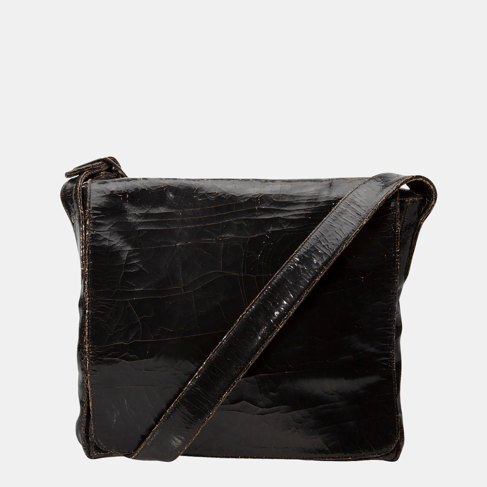 Luxury leather sustainable silk crossbody hip bag handbag messenger