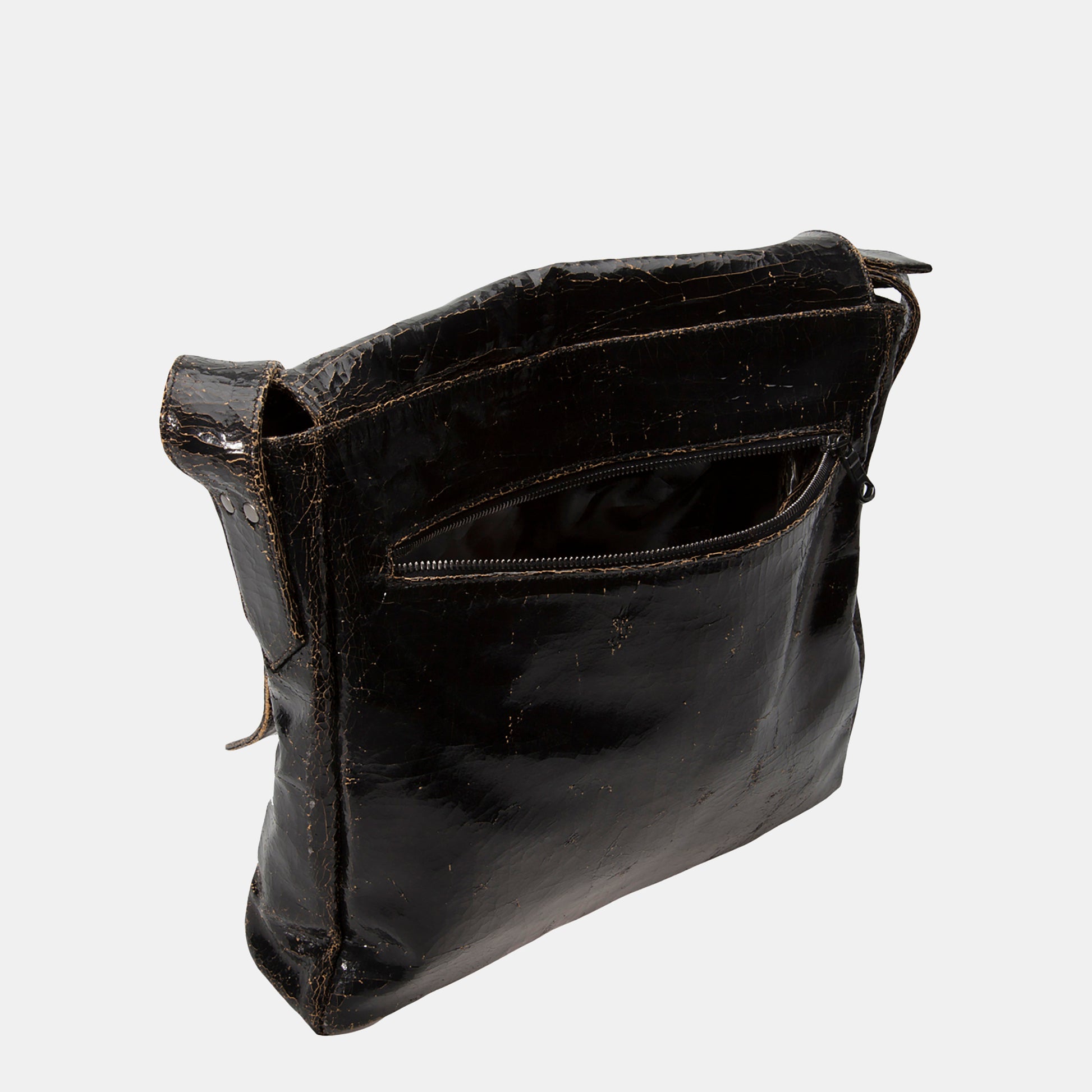 Luxury leather sustainable silk crossbody hip bag handbag messenger