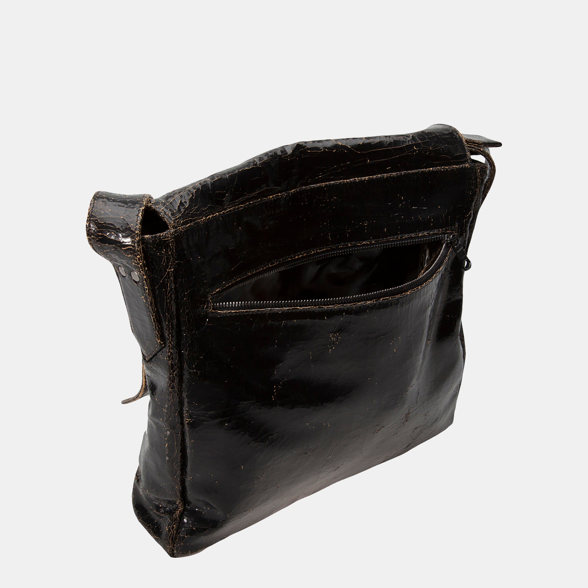Luxury leather sustainable silk crossbody hip bag handbag messenger