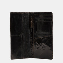 Luxury leather sustainable silk wallet passport
