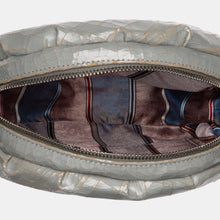 Luxury leather sustainable silk macaroon handbag crossbody