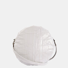 Luxury leather sustainable silk macaroon handbag crossbody