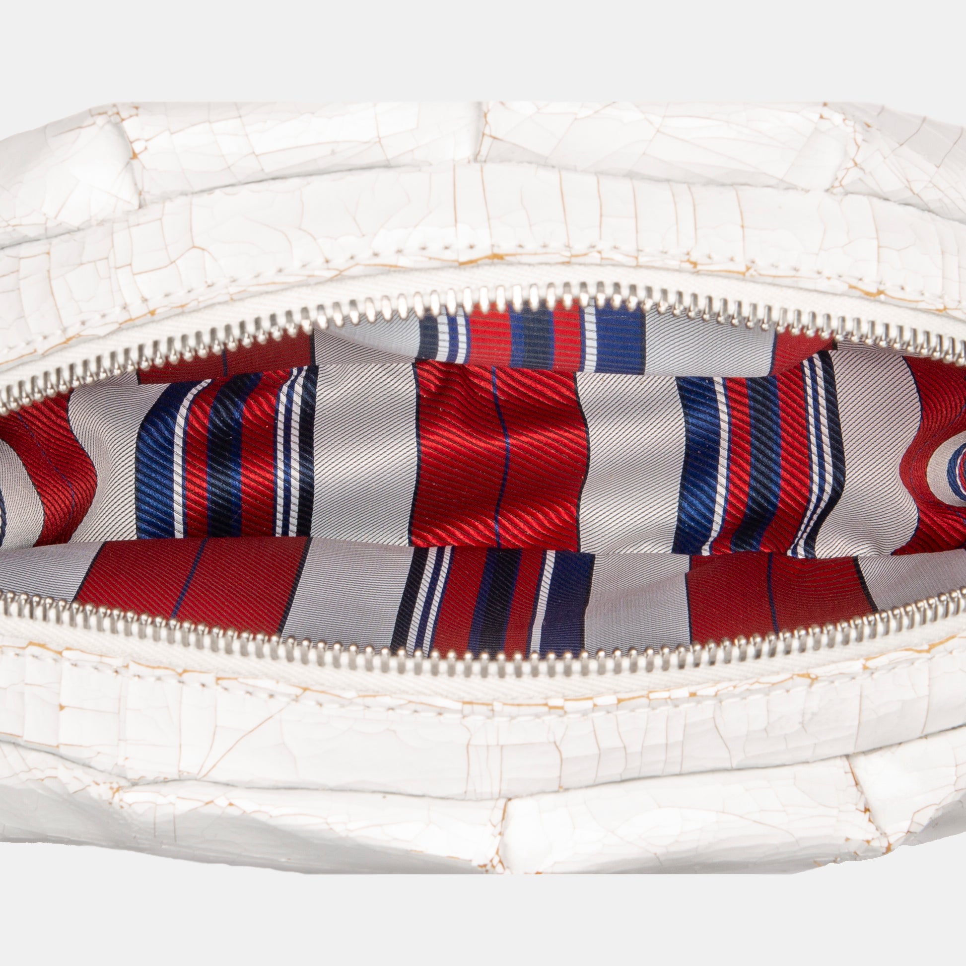 Luxury leather sustainable silk macaroon handbag crossbody