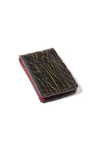 Luxury leather sustainable silk magnet clip