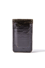 Luxury leather sustainable silk magnet clip
