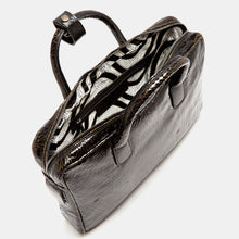 Luxury leather sustainable silk briefcase shoulder bag laptop case carry-on carryall