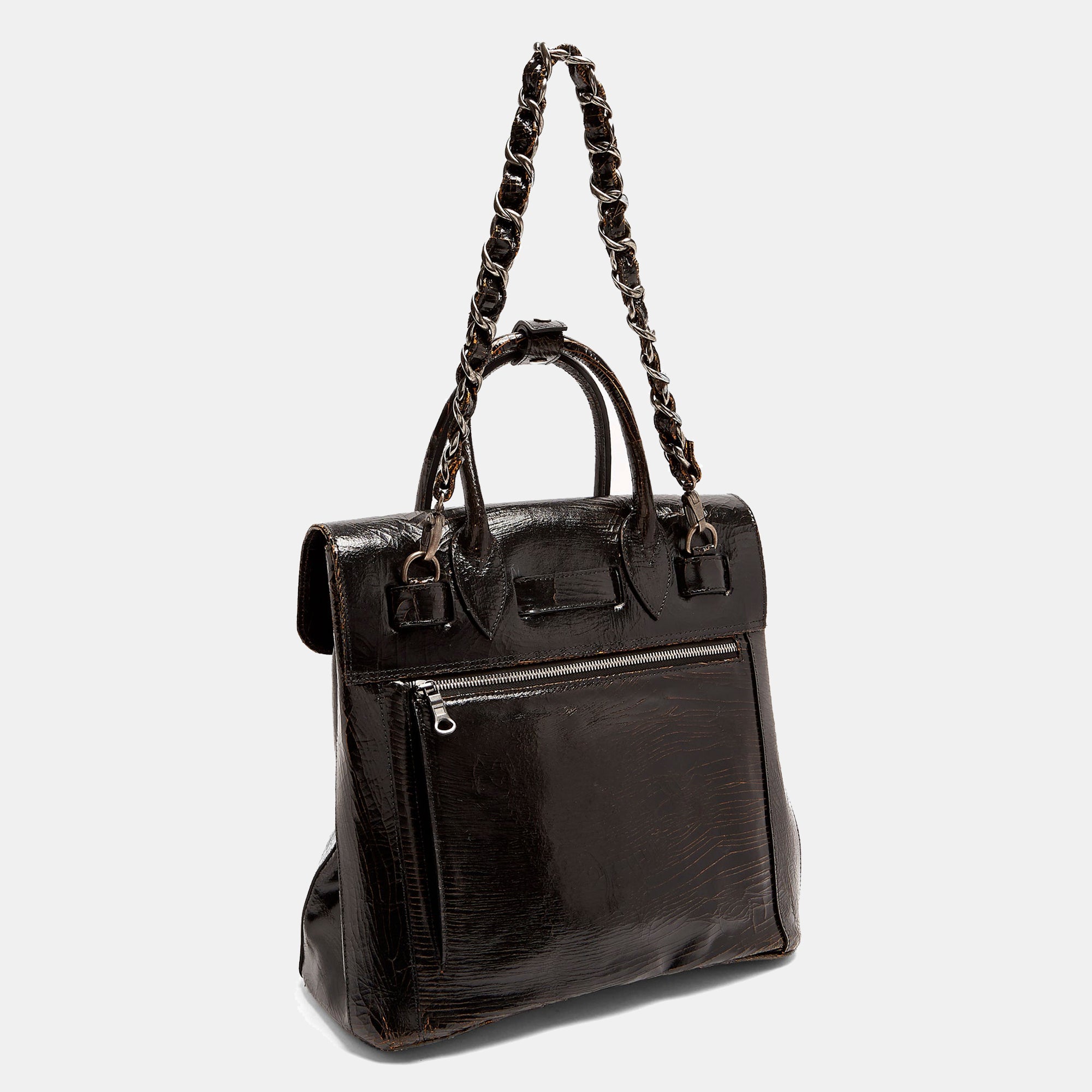 Luxury leather sustainable silk crossbody hip bag handbag