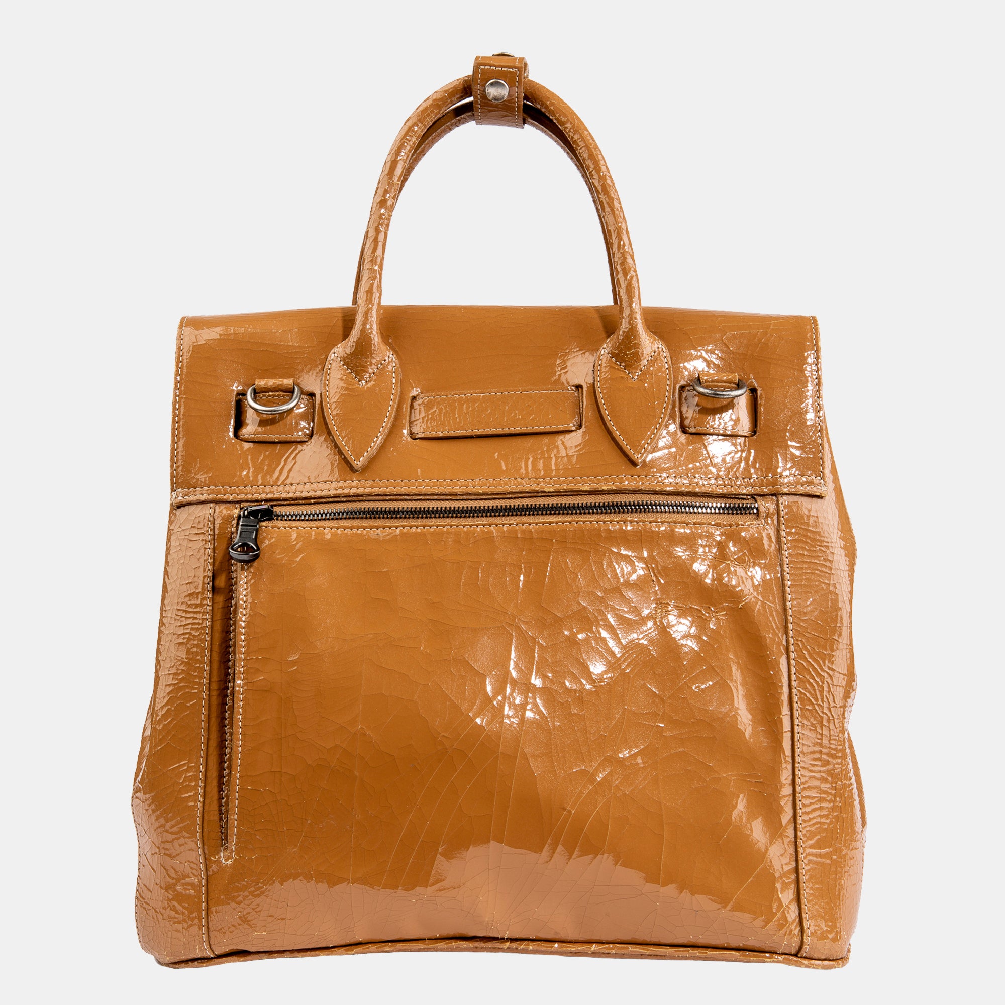 Luxury leather sustainable silk crossbody hip bag handbag