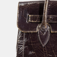 Luxury leather sustainable silk crossbody hip bag handbag