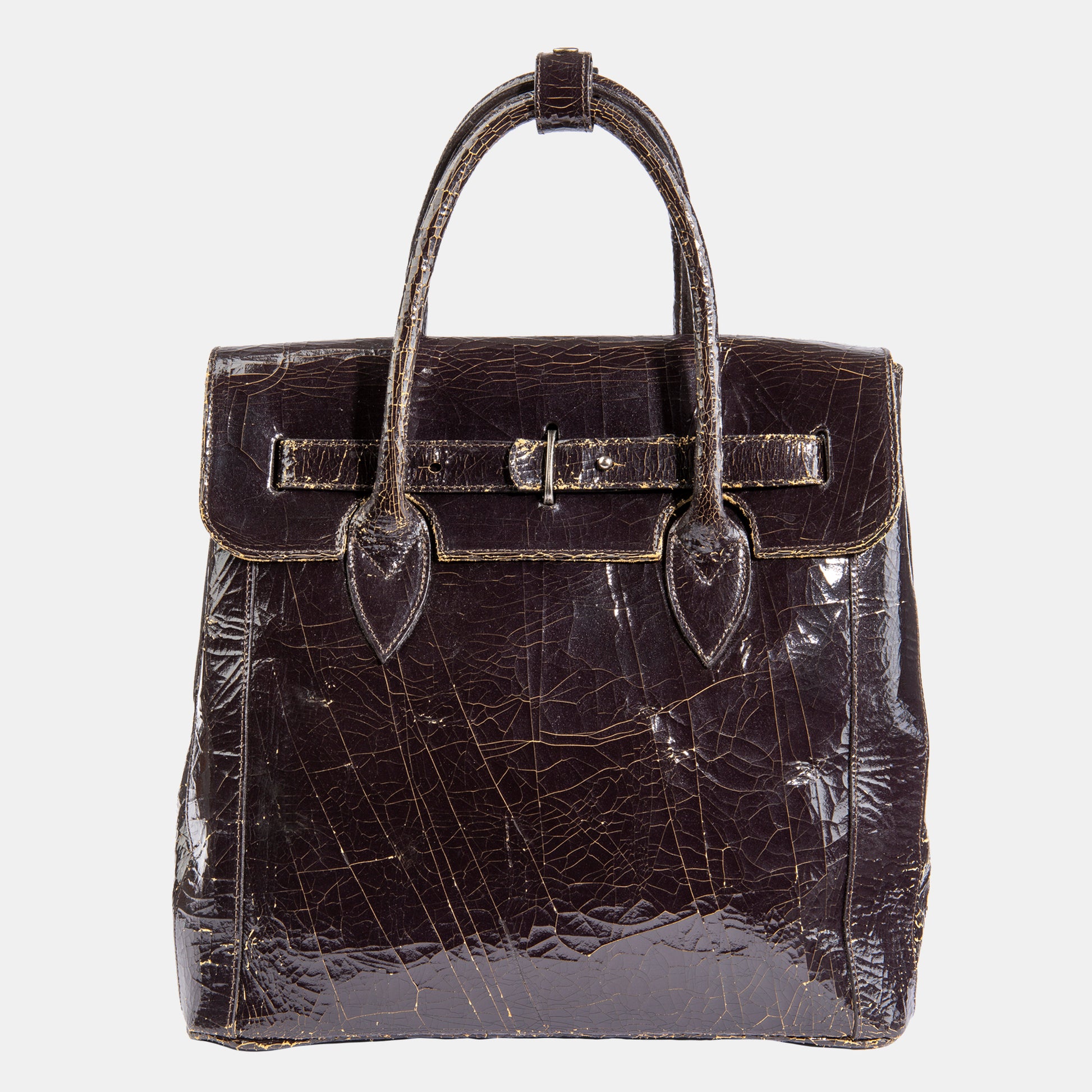 Luxury leather sustainable silk crossbody hip bag handbag