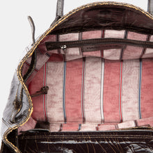 Luxury leather sustainable silk crossbody hip bag handbag