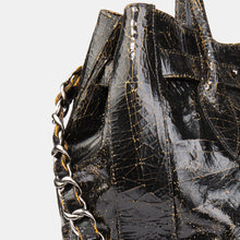 Luxury leather sustainable silk crossbody handbag tote