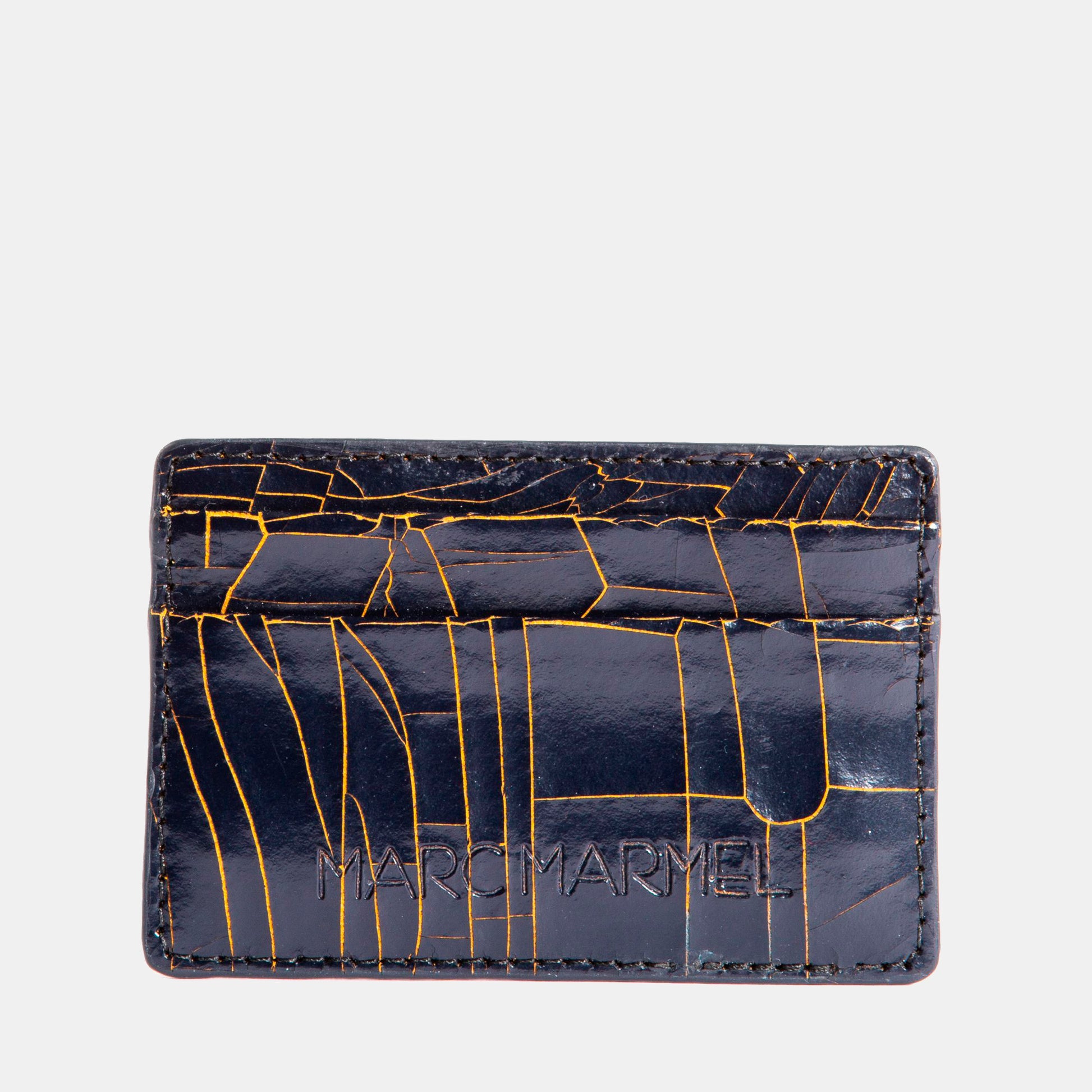 Luxury leather sustainable silk card sleeve