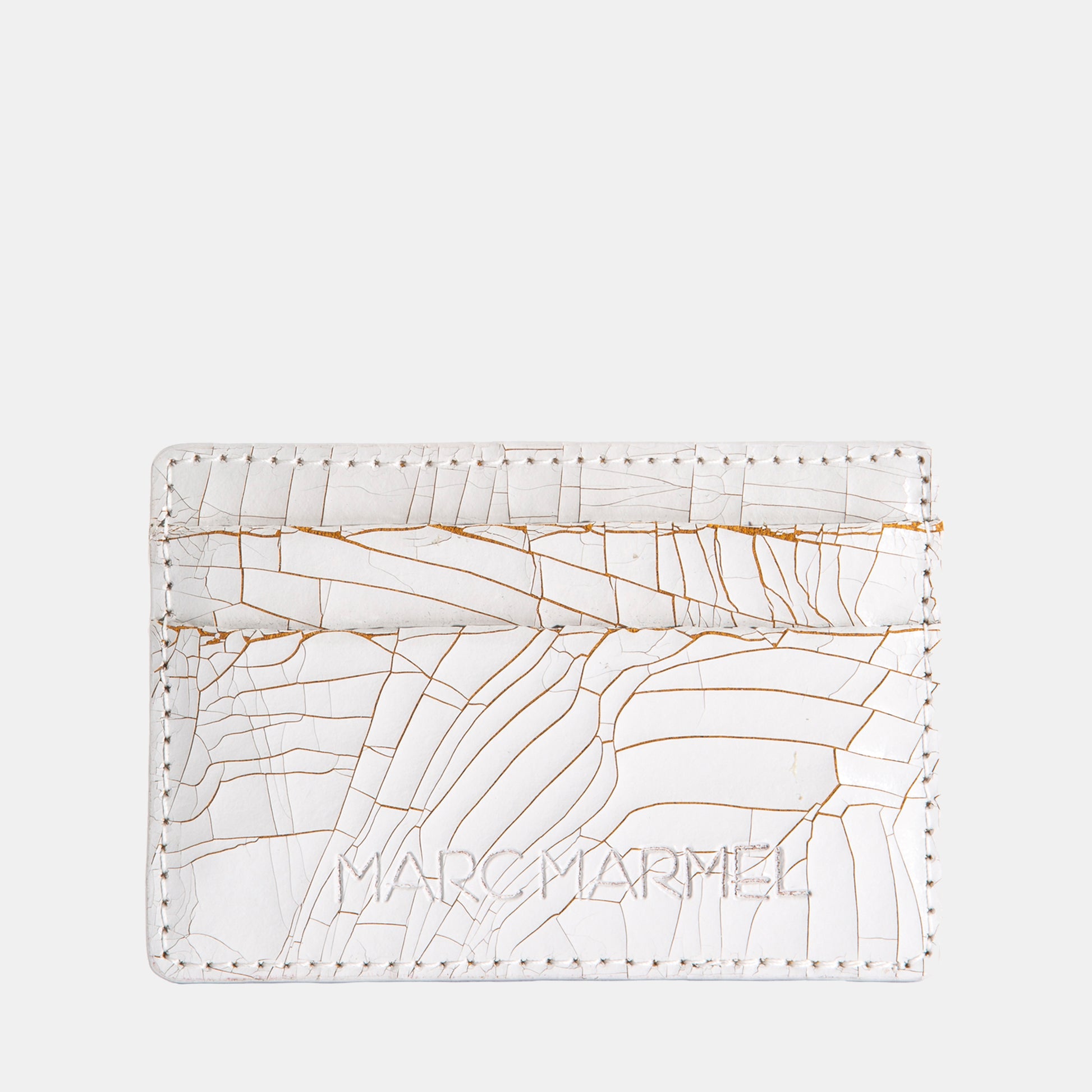 Luxury leather sustainable silk card sleeve