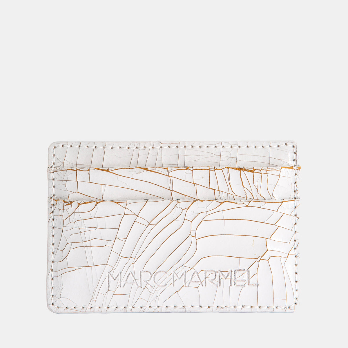 Luxury leather sustainable silk card sleeve