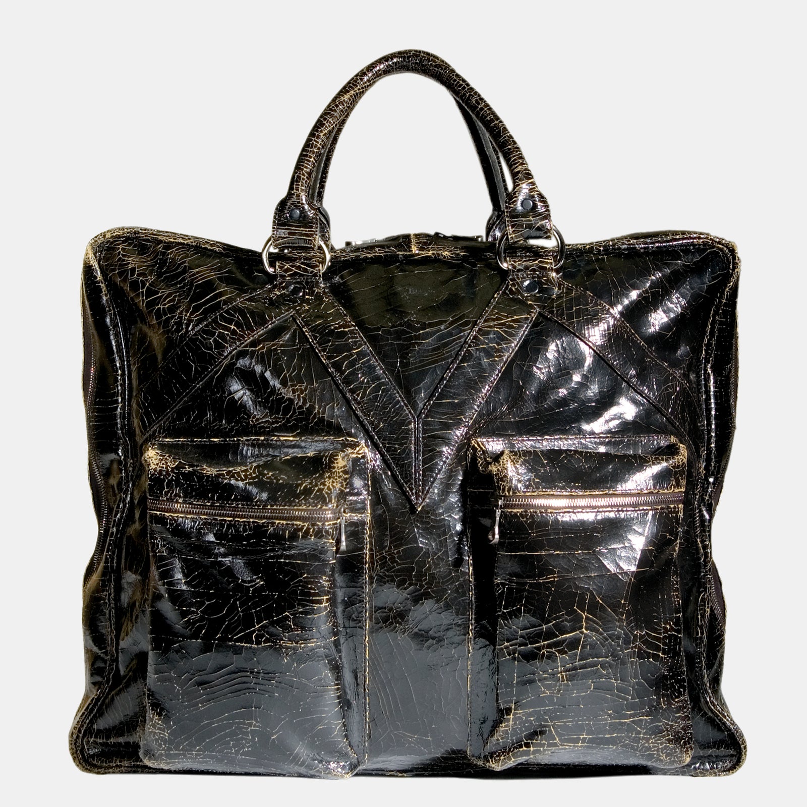 Luxury leather sustainable silk garment bag carry-on carryall luggage