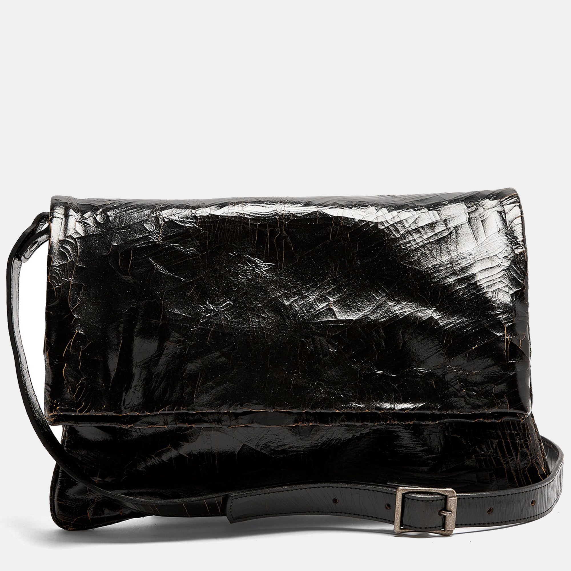 Luxury leather sustainable silk handbag clutch crossbody messenger