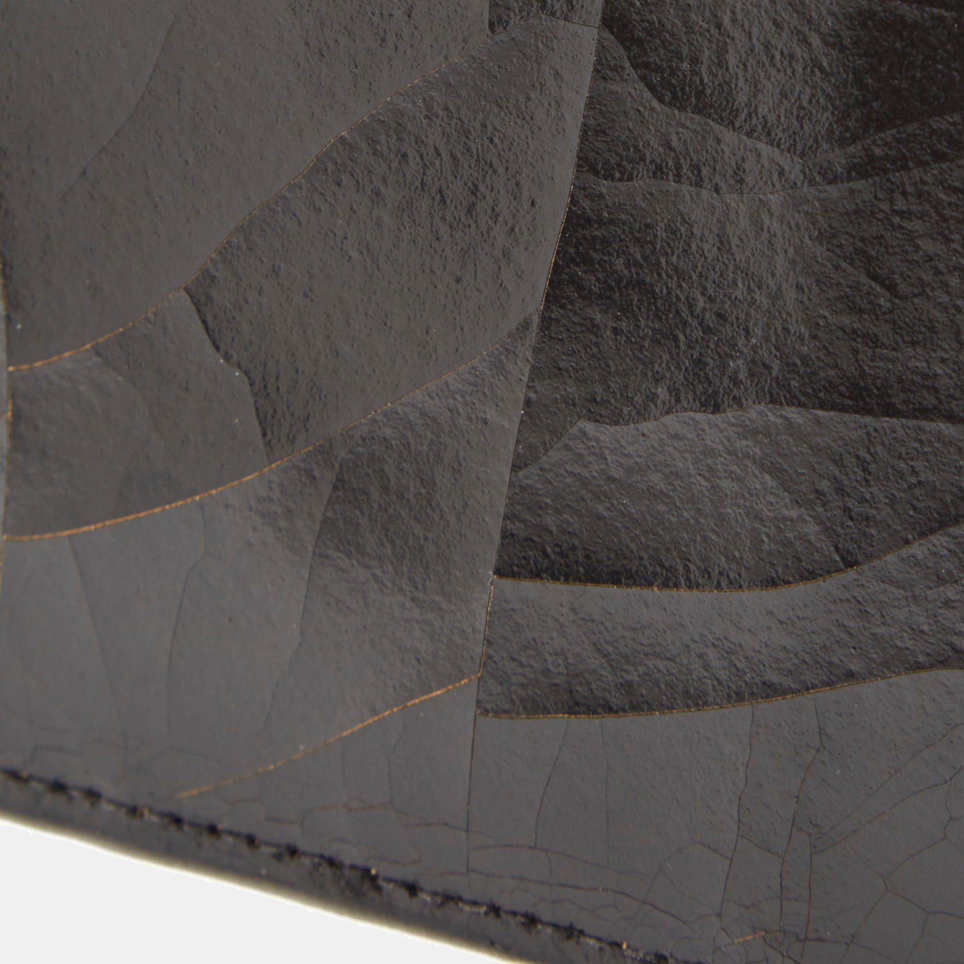 Luxury leather sustainable silk passport wallet