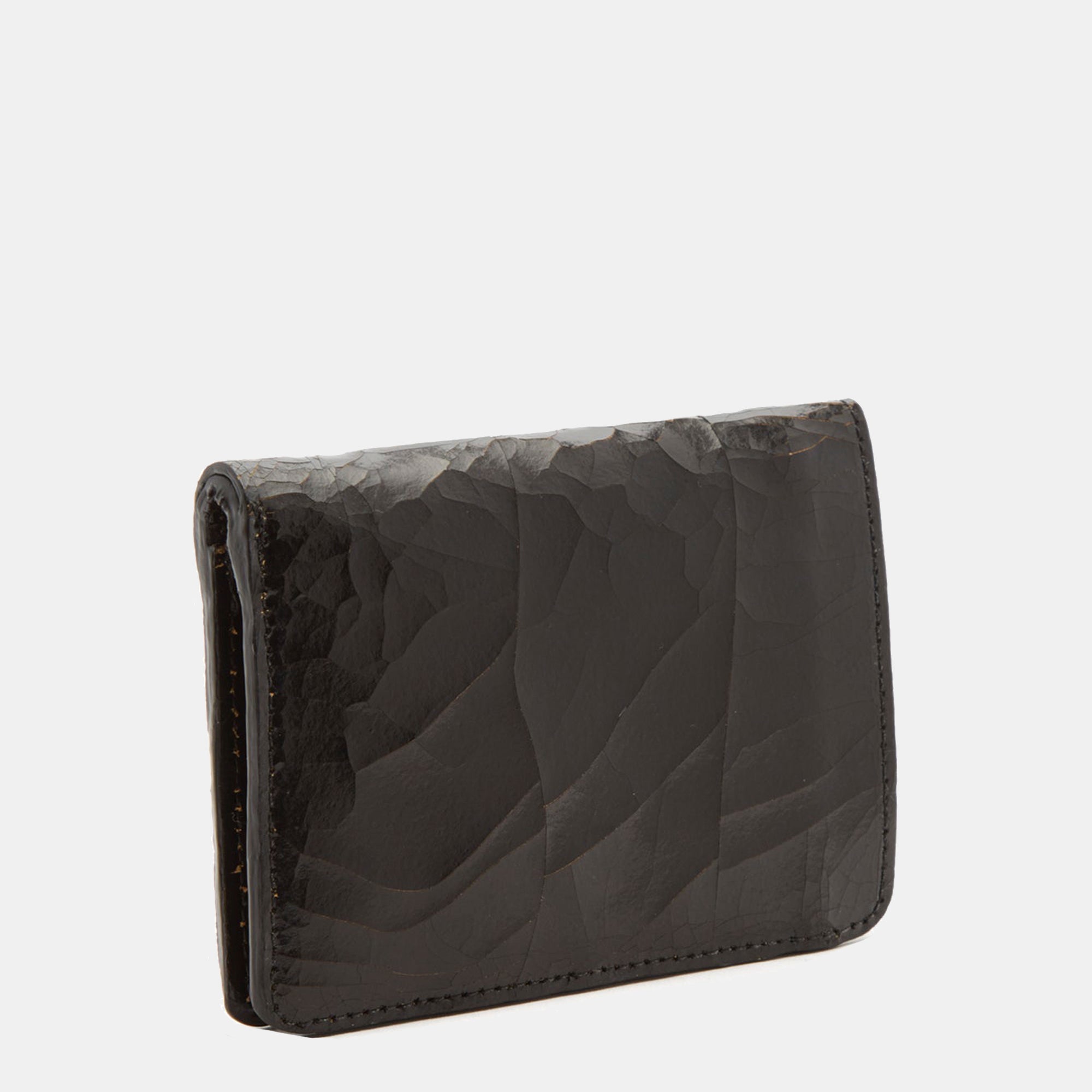 Luxury leather sustainable silk passport wallet