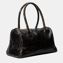 Luxury leather sustainable silk doctor shaped handbag