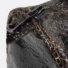 Luxury leather sustainable silk doctor shaped handbag
