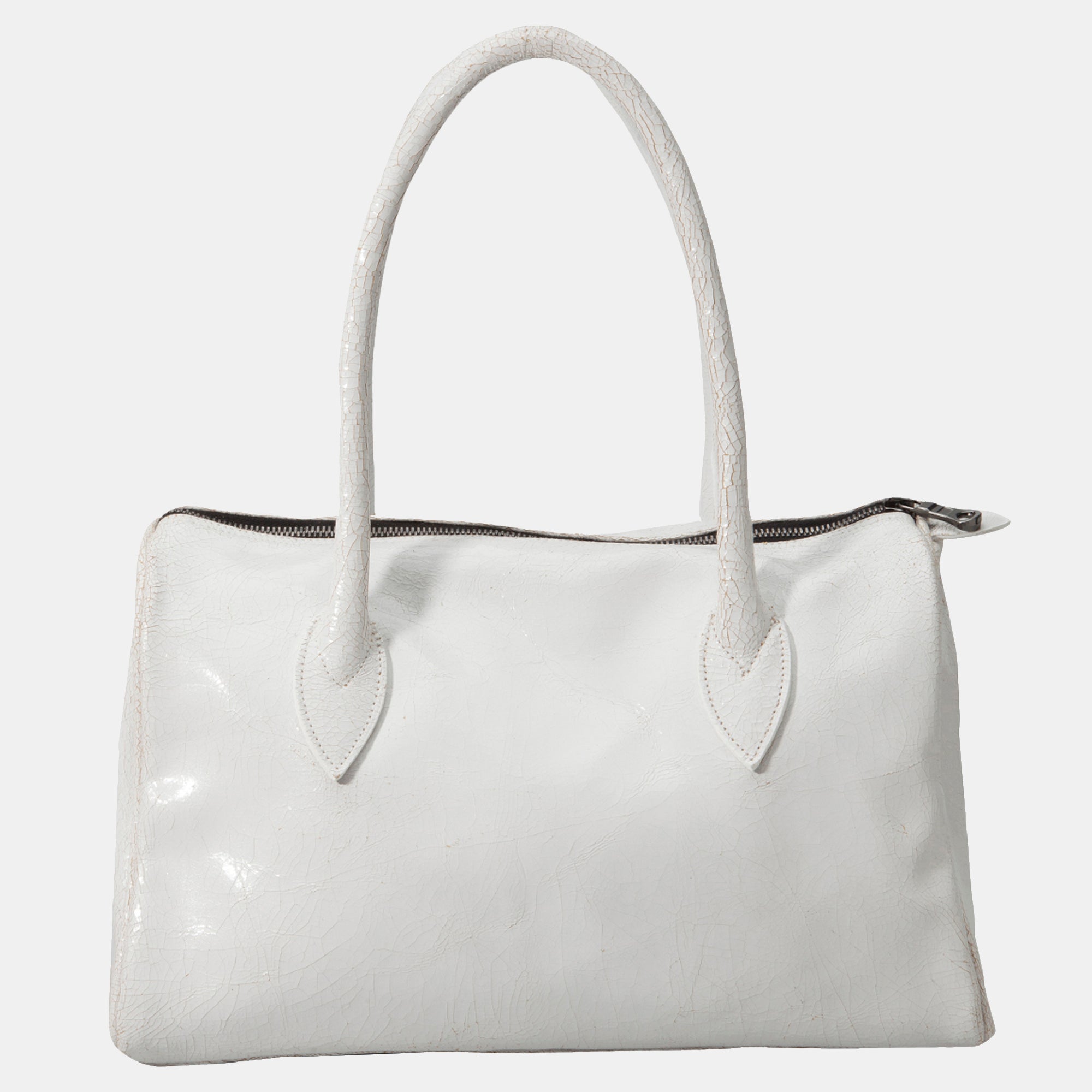 Luxury leather sustainable silk doctor shaped handbag