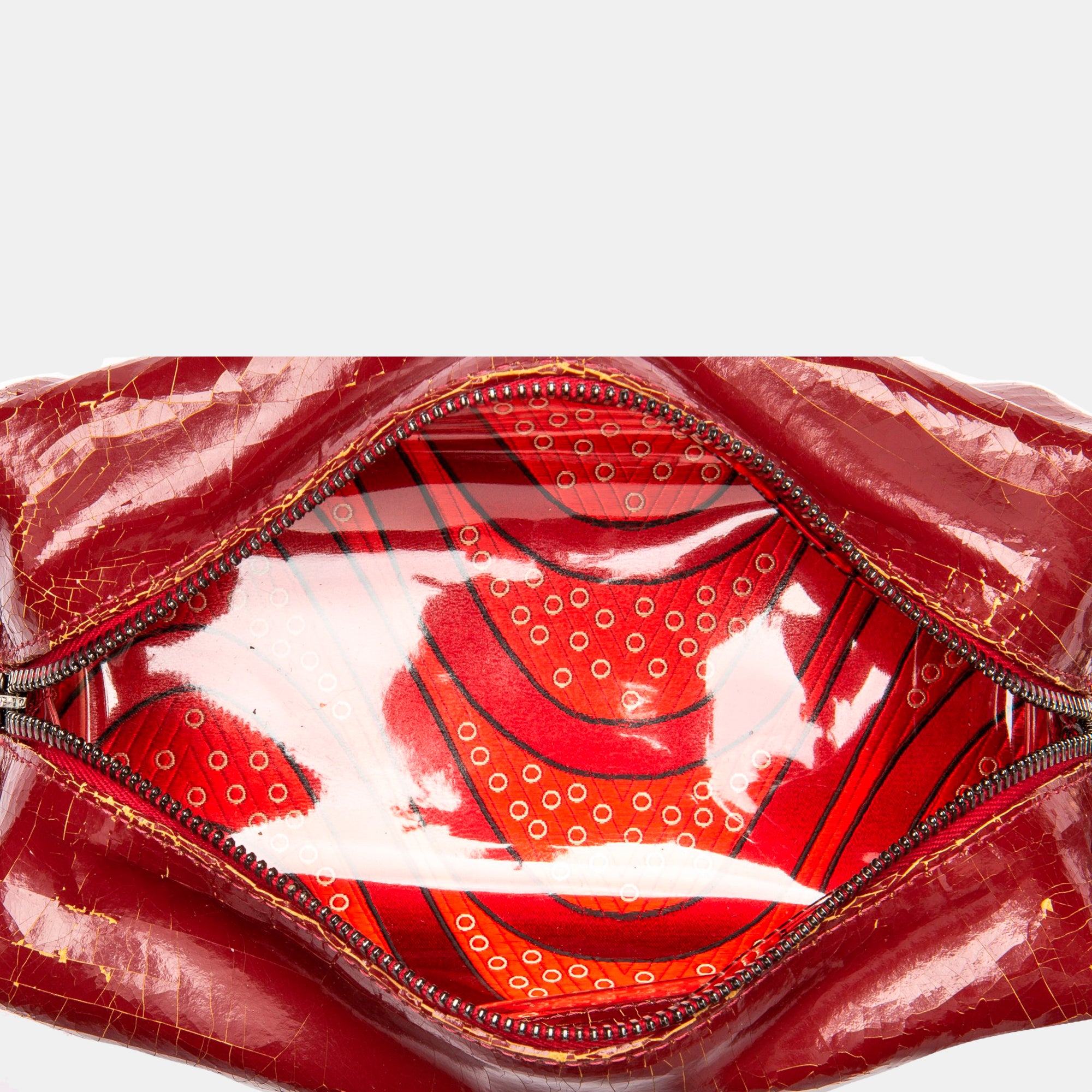 Luxury leather sustainable silk cosmetic case toiletries bag