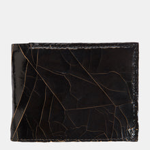 Luxury leather sustainable silk wallet bifold 
