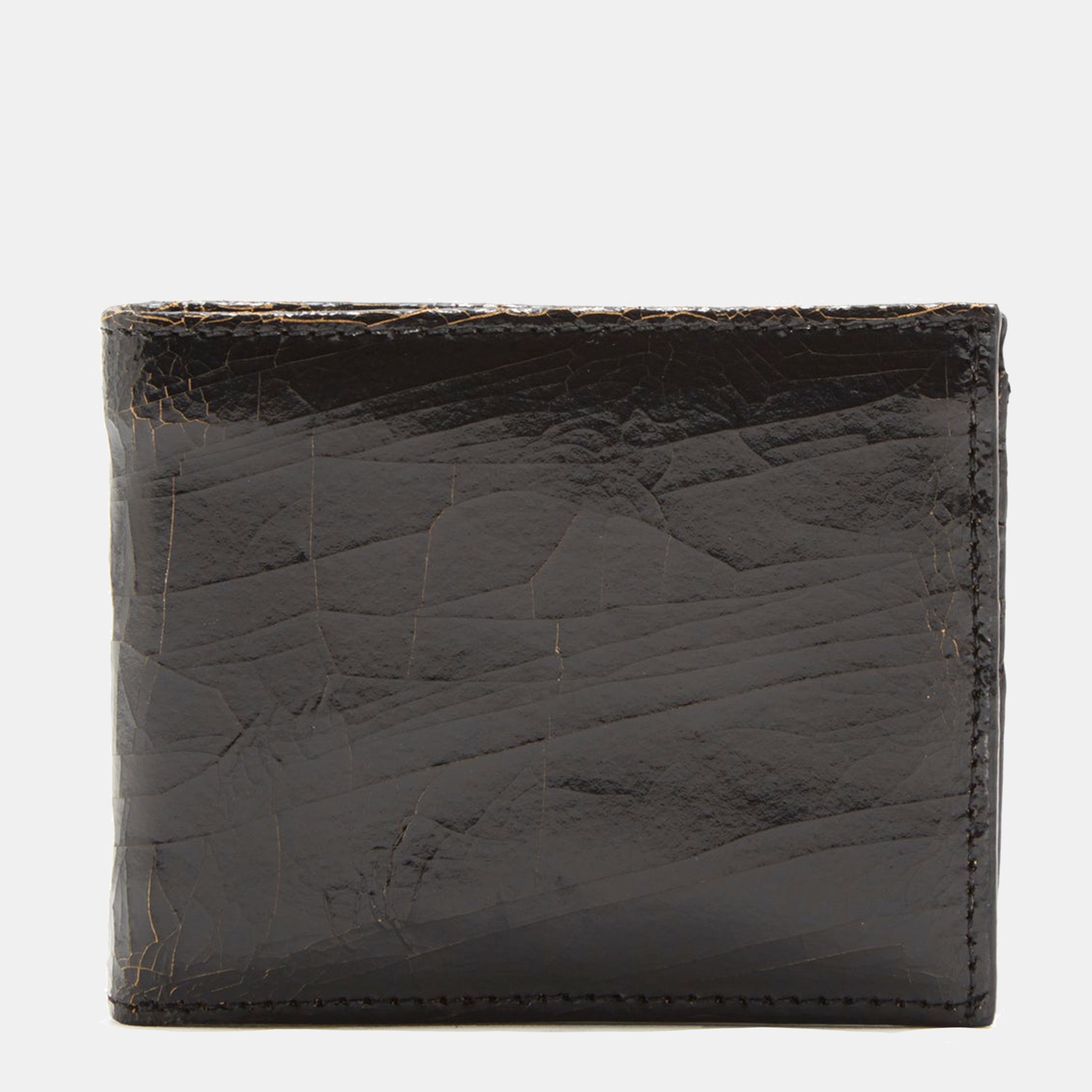 Luxury leather sustainable silk wallet bifold 