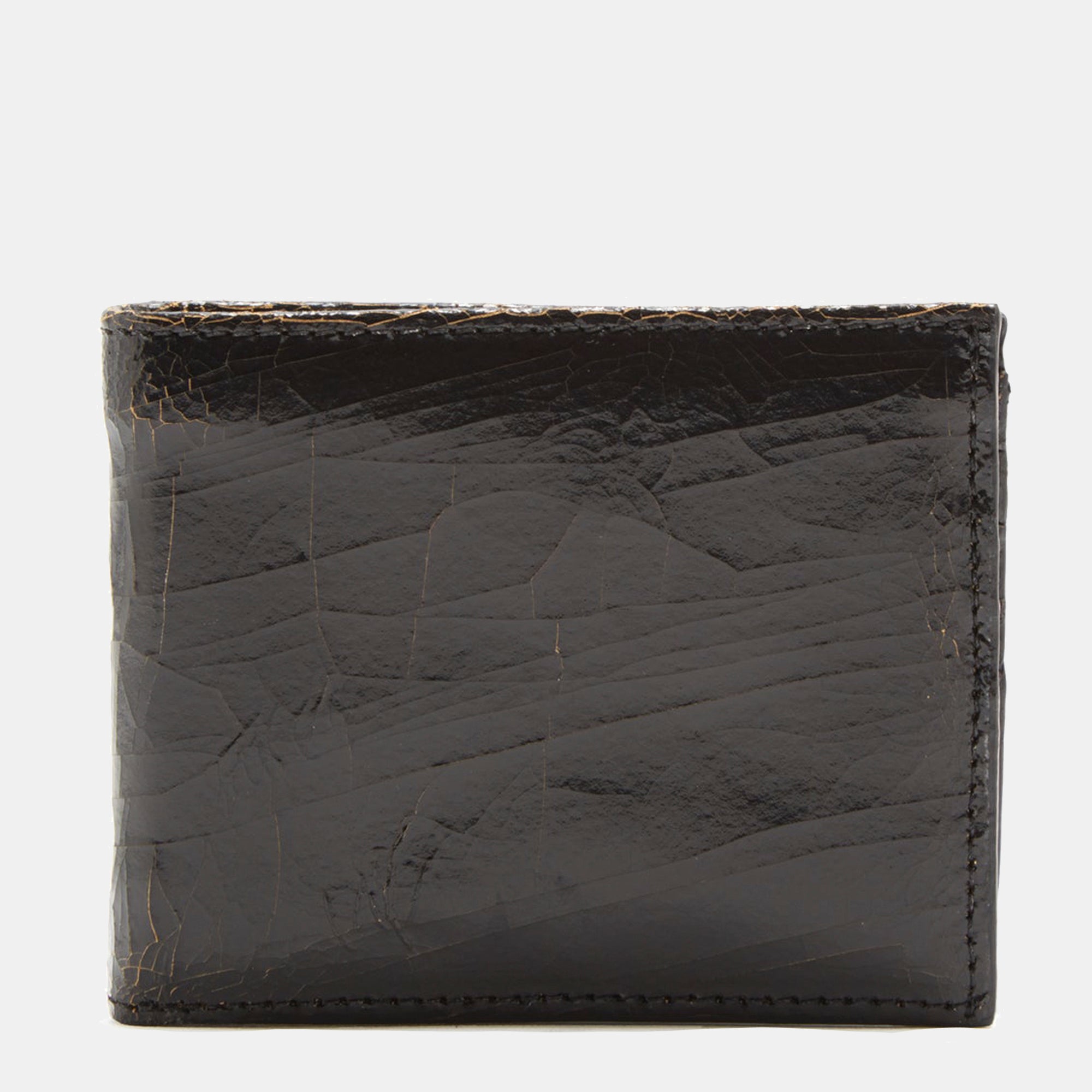 Luxury leather sustainable silk wallet bifold 