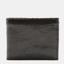 Luxury leather sustainable silk wallet bifold 