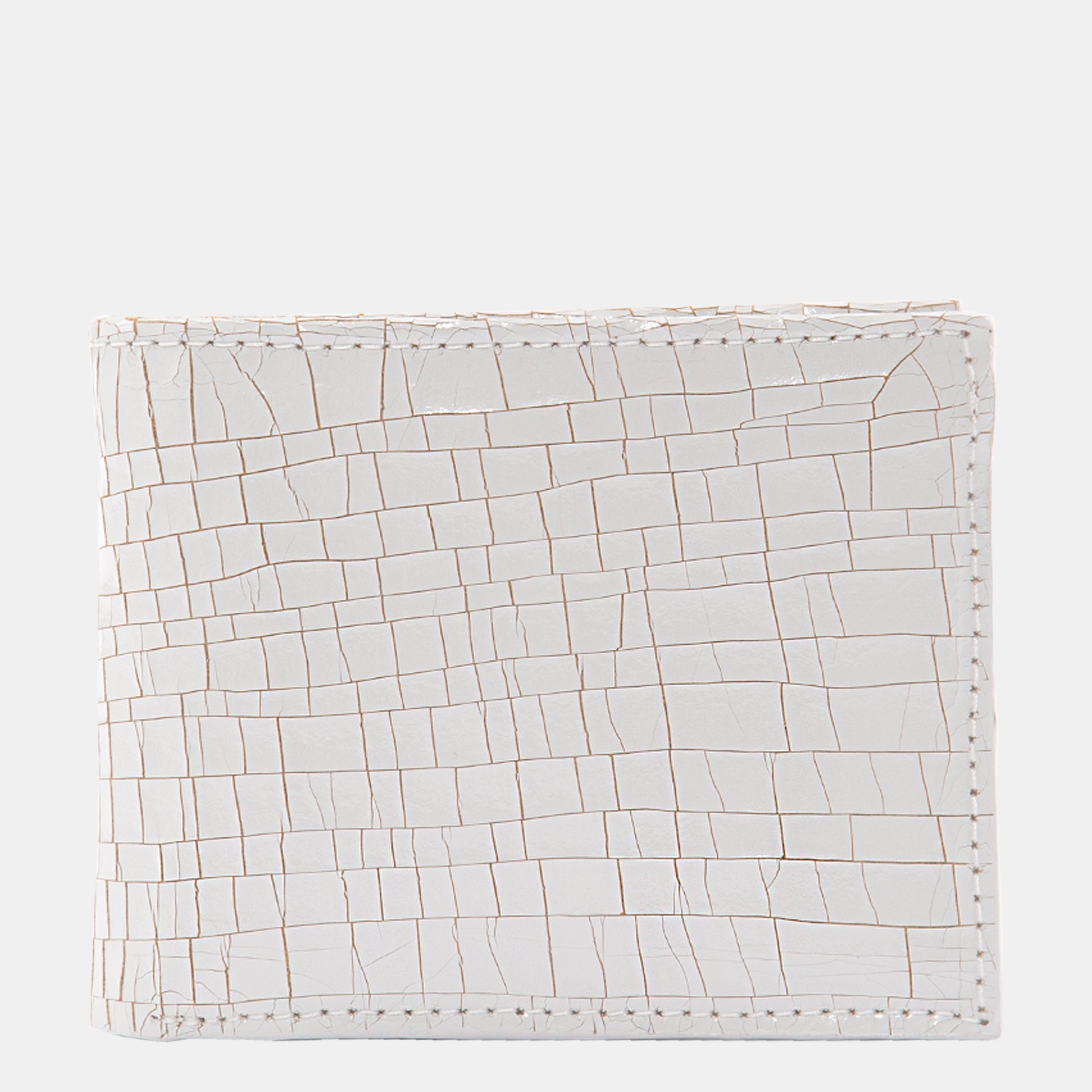 Luxury leather sustainable silk wallet bifold 