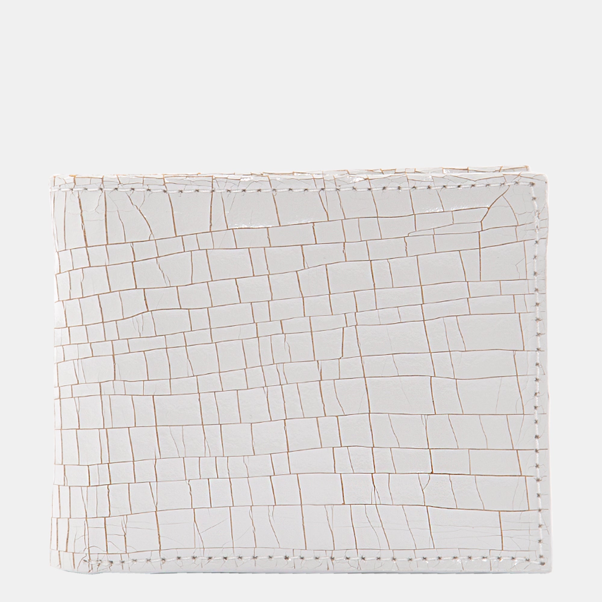 Luxury leather sustainable silk wallet bifold 
